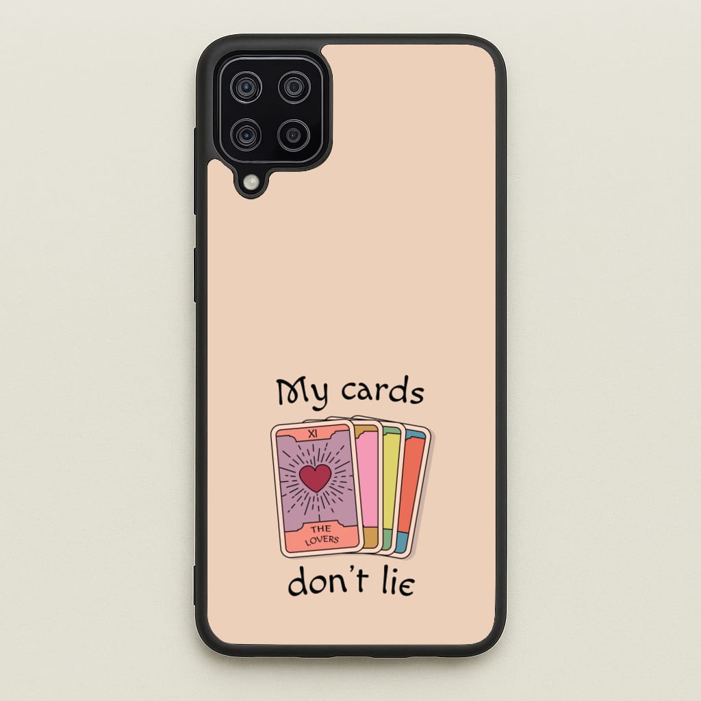 My Cards, Don't Lie - Tarot Cards Phone Case for Galaxy A12