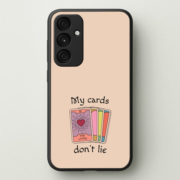 My Cards, Don't Lie - Tarot Cards Phone Case for Galaxy A55