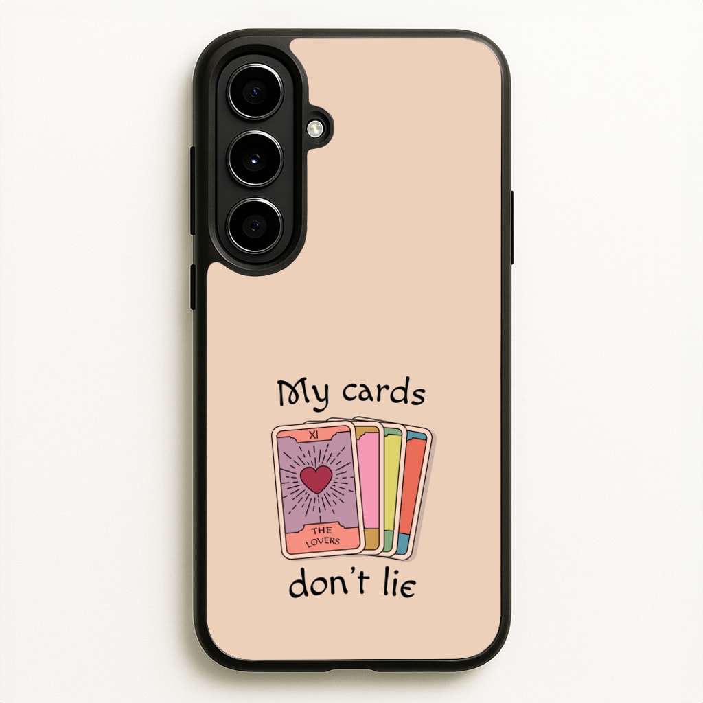 My Cards, Don't Lie - Tarot Cards Phone Case for Galaxy A56