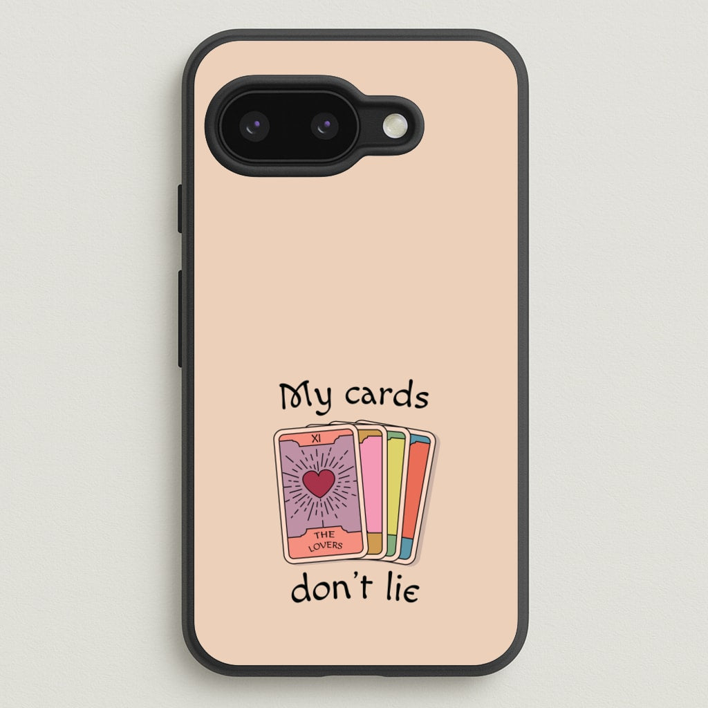 My Cards, Don't Lie - Tarot Cards Phone Case for Google Pixel 9a