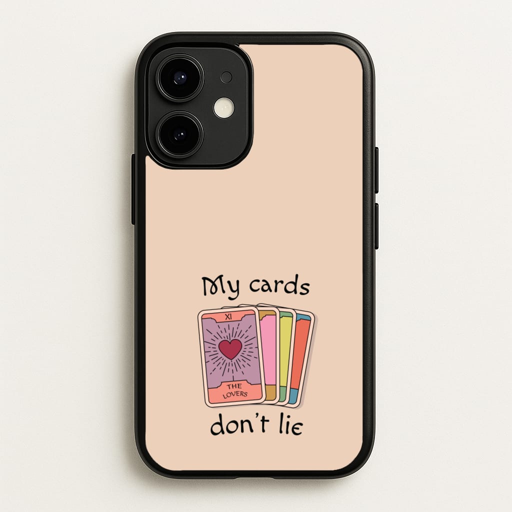My Cards, Don't Lie - Tarot Cards Phone Case for iPhone 12 / 12 Pro