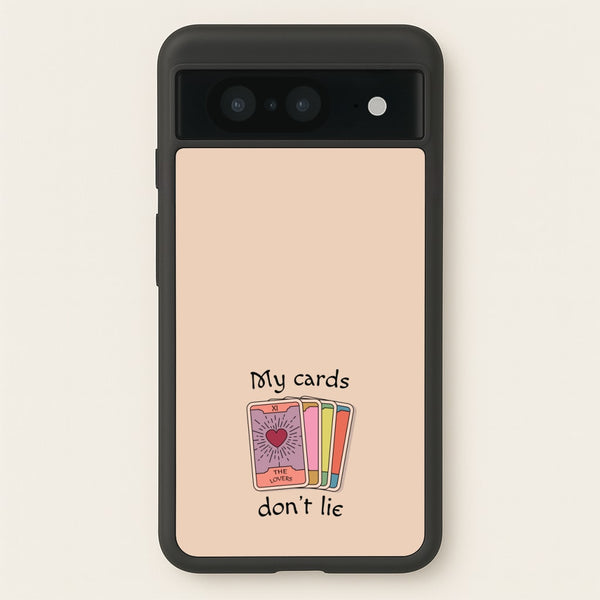My Cards, Don't Lie - Tarot Cards Phone Case for Google Pixel 8