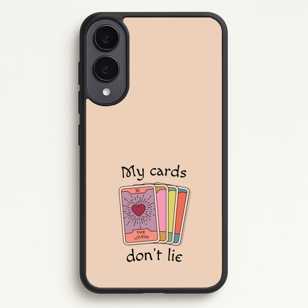 My Cards, Don't Lie - Tarot Cards Phone Case for Galaxy S25 Edge