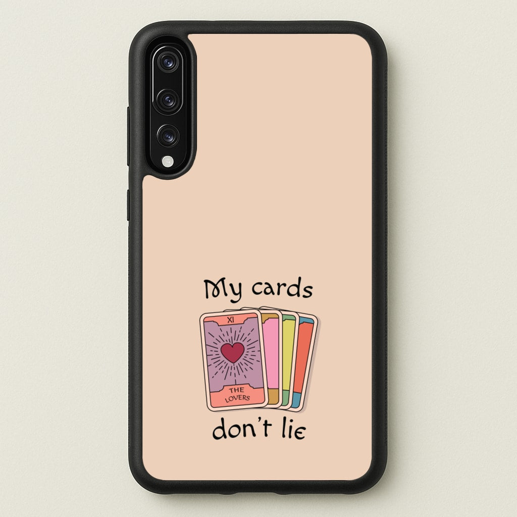 My Cards, Don't Lie - Tarot Cards Phone Case for Huawei P20 Pro