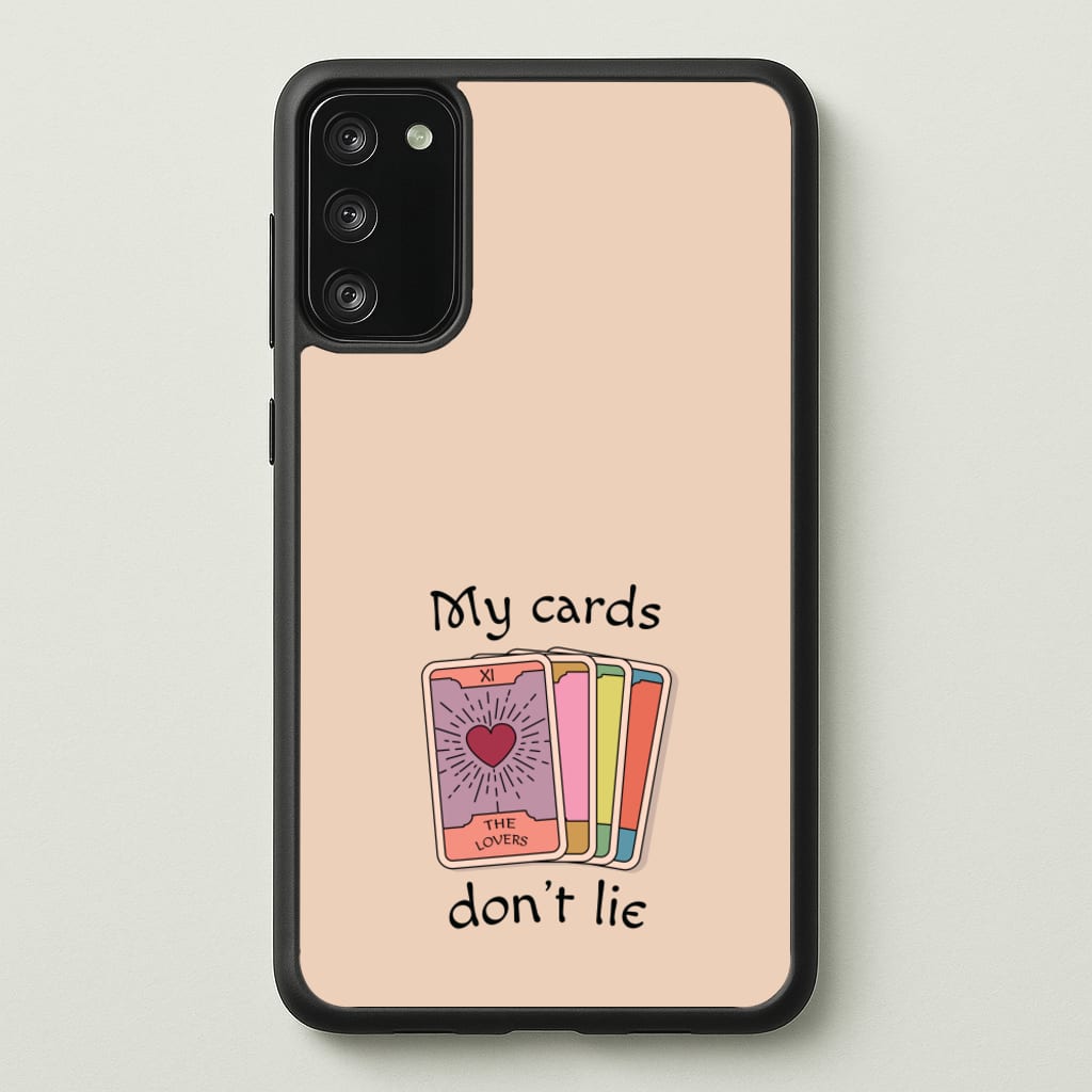 My Cards, Don't Lie - Tarot Cards Phone Case for Galaxy S20