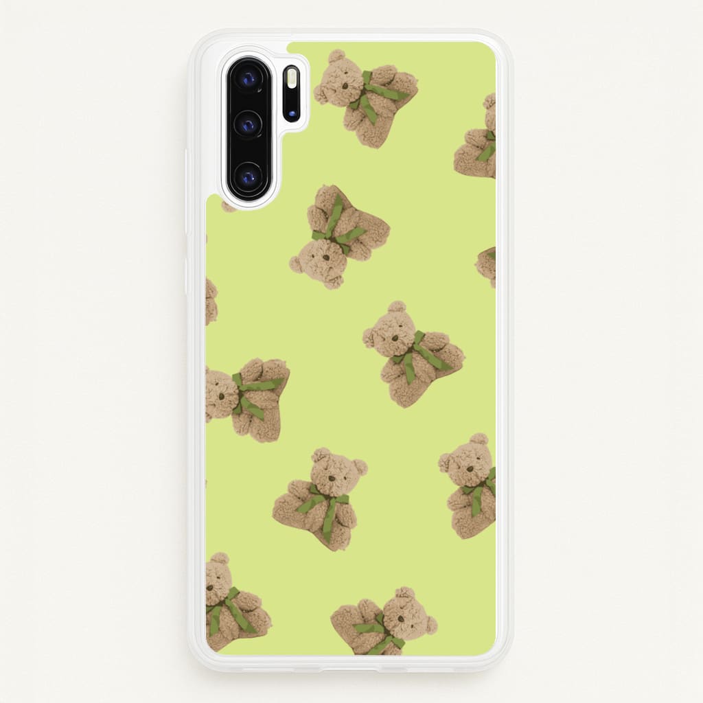 Green Teddy Bears - Clean Girl Aesthetic Phone Case for Huawei P30 Pro