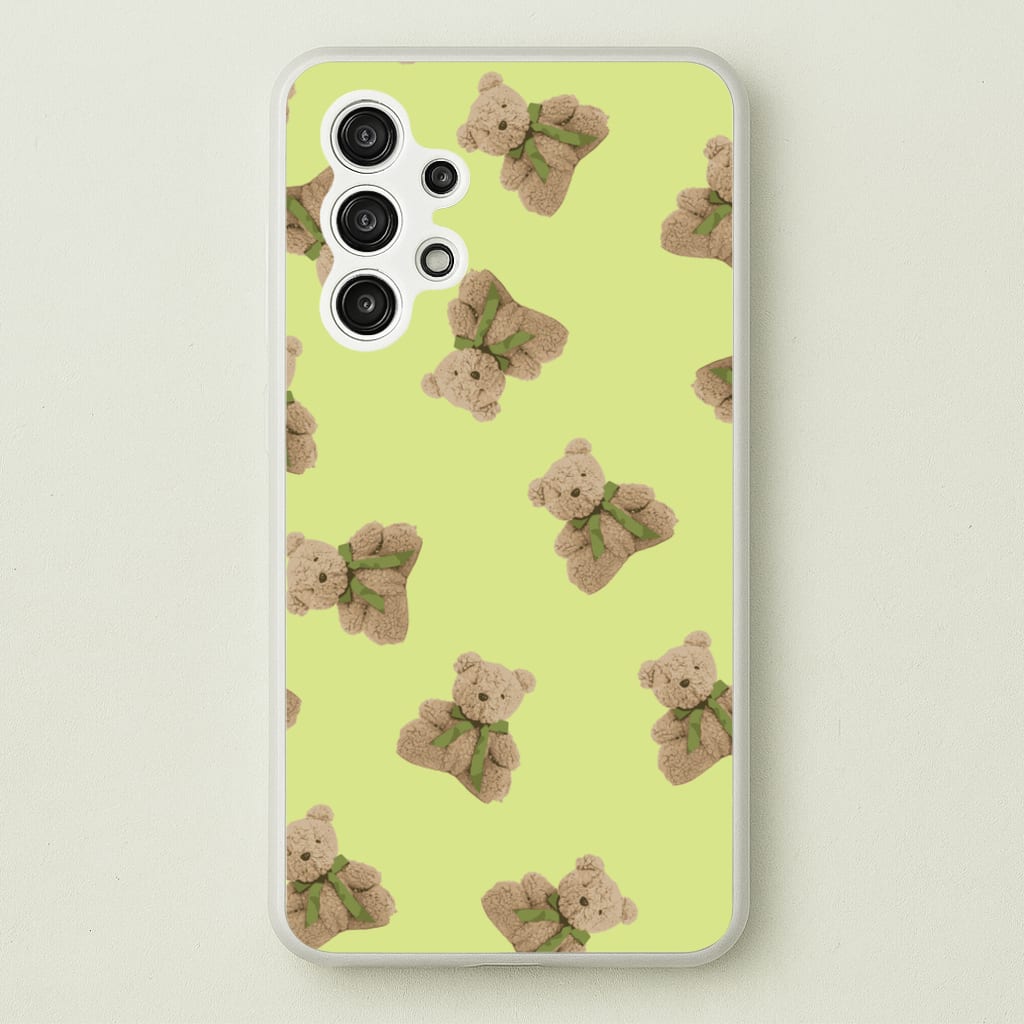 Green Teddy Bears - Clean Girl Aesthetic Phone Case for Galaxy A13