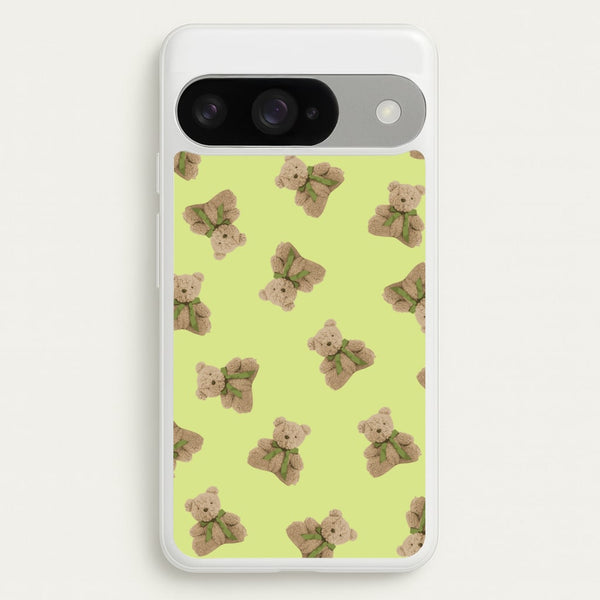 Green Teddy Bears Phone Case for Google Pixel 10 / 10 Pro
