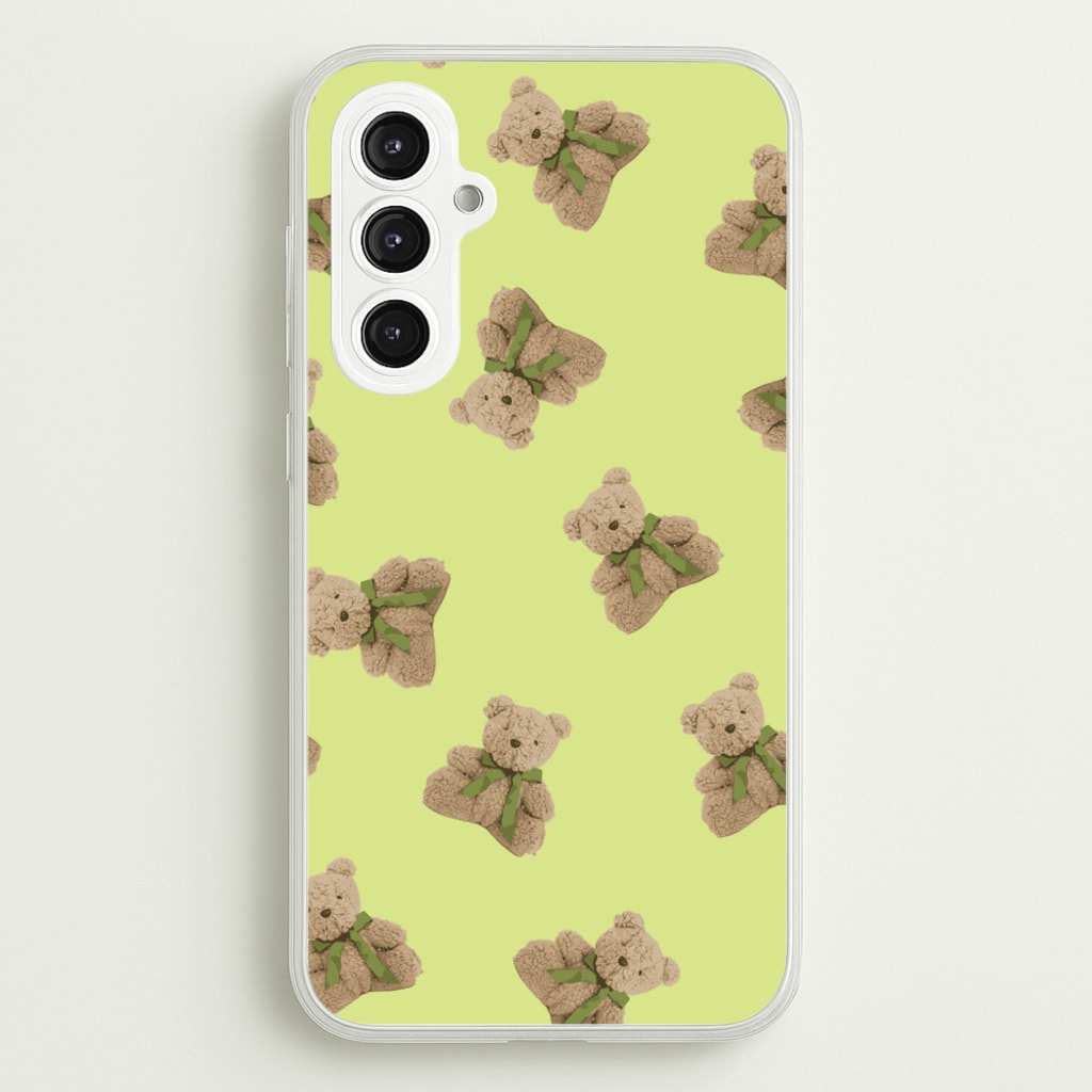 Green Teddy Bears - Clean Girl Aesthetic Phone Case for Galaxy S23FE