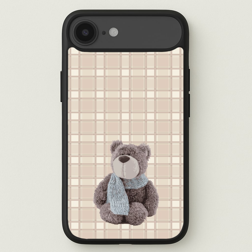 Tartan Teddy Bear Phone Case for iPhone 17 Air