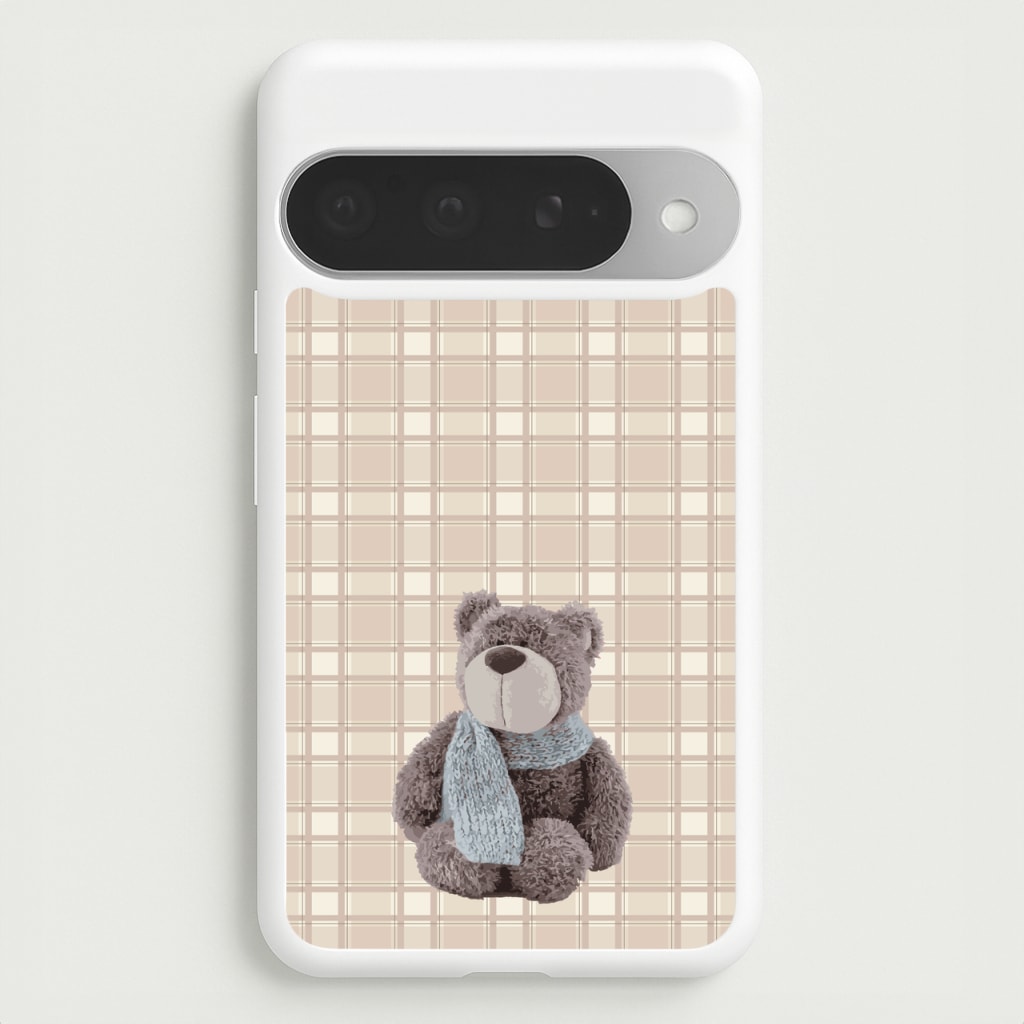Tartan Teddy Bear Phone Case for Google Pixel 10 Pro XL