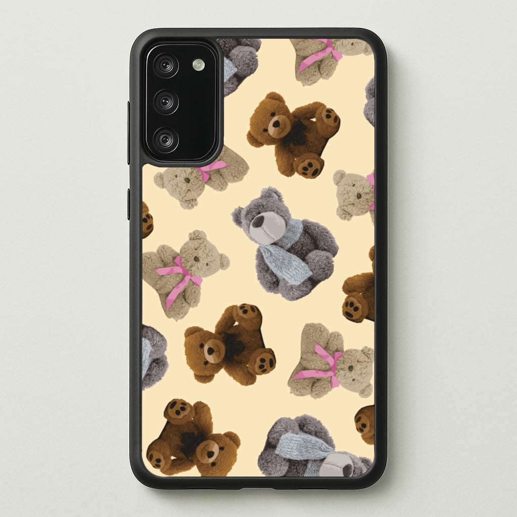 Assortment Of Teddies Pattern - Clean Girl Aesthetic Phone Case for Galaxy S20FE