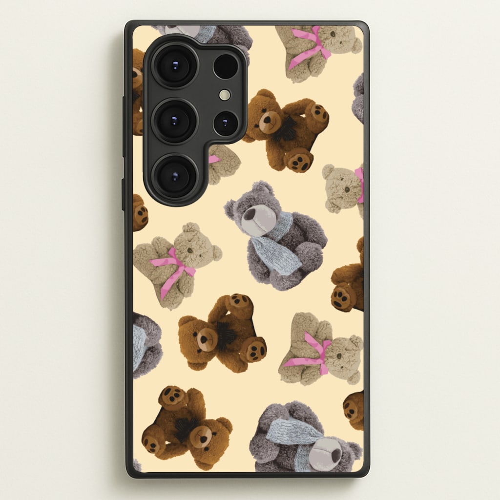 Assortment Of Teddies Pattern - Clean Girl Aesthetic Phone Case for Galaxy S25 Ultra