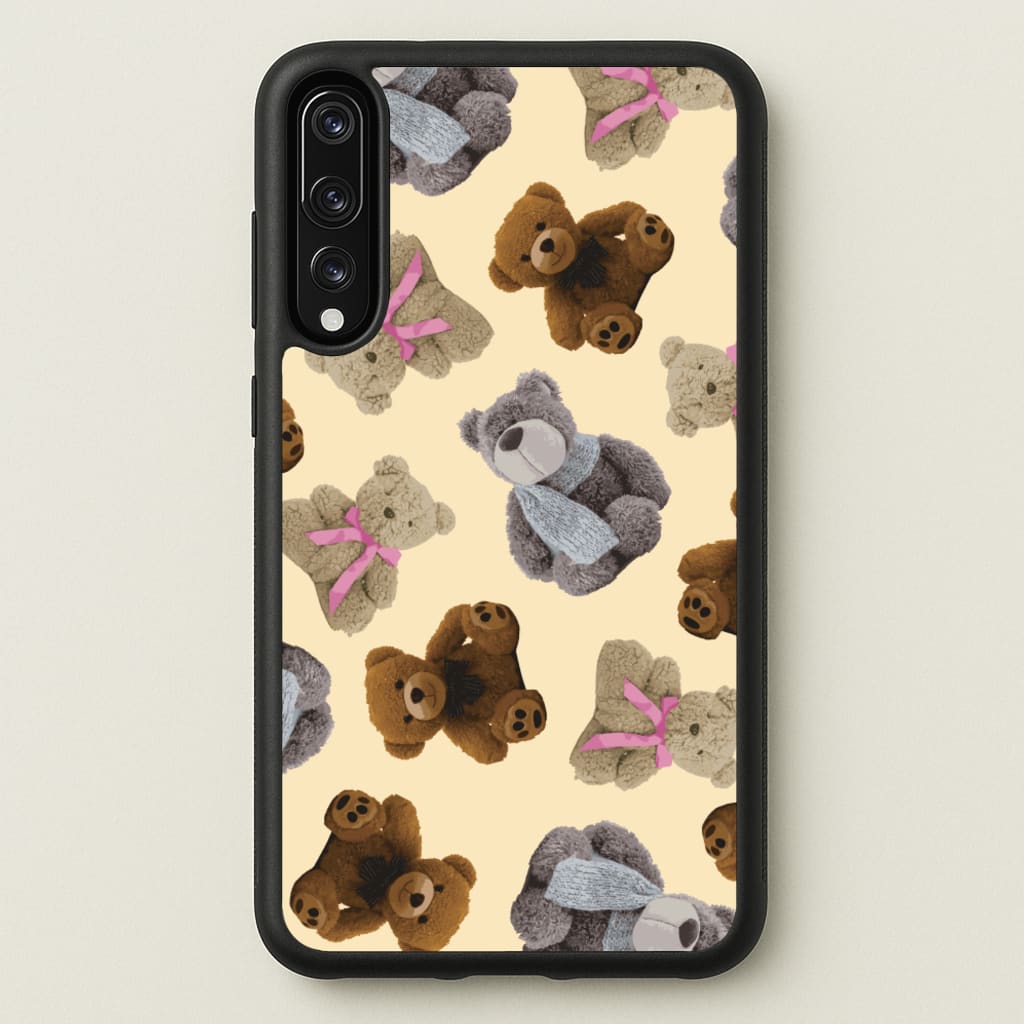 Assortment Of Teddies Pattern - Clean Girl Aesthetic Phone Case for Huawei P20 Pro
