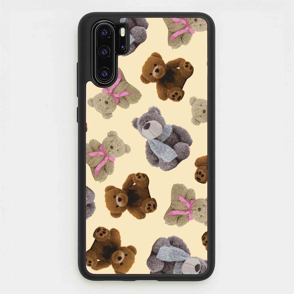 Assortment Of Teddies Pattern - Clean Girl Aesthetic Phone Case for Huawei P30 Pro