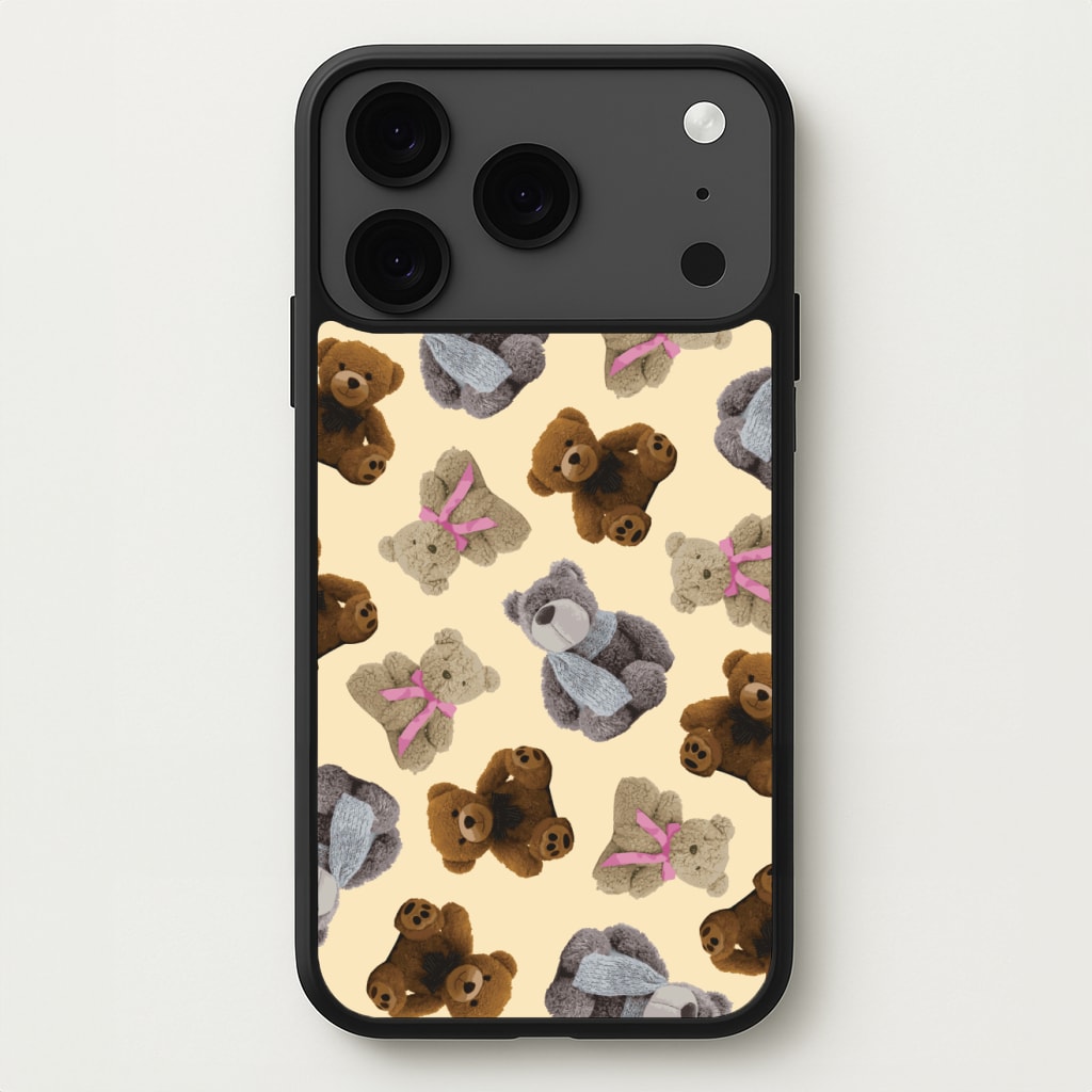 Assortment Of Teddies Pattern Phone Case for iPhone 17 Pro