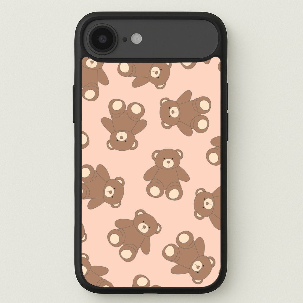 Cartoon Brown Bear Pattern Phone Case for iPhone 17 Air