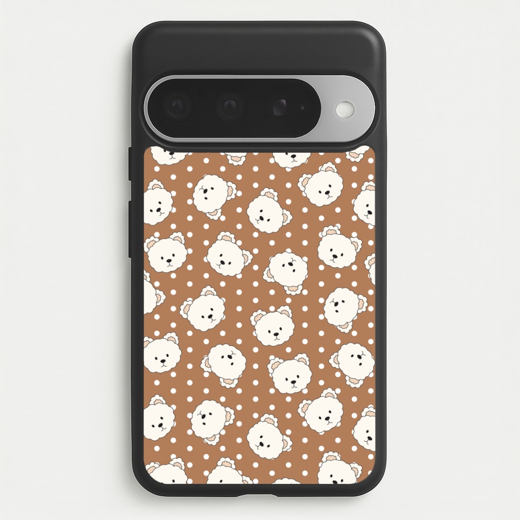Cream Teddy Bears And Dots Pattern 2 Phone Case for Google Pixel 10 Pro XL