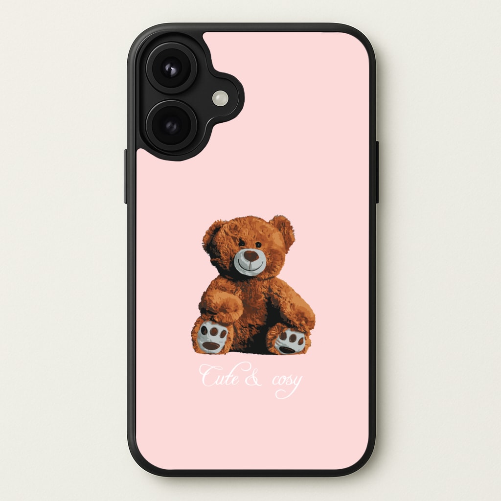 Cute And Cosy Teddy Bear Phone Case for iPhone 17