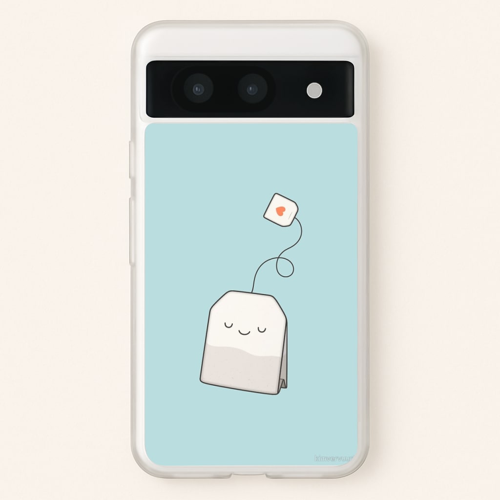Tea Time - Cartoon Tea Bag - Phone Case for Google Pixel 8a