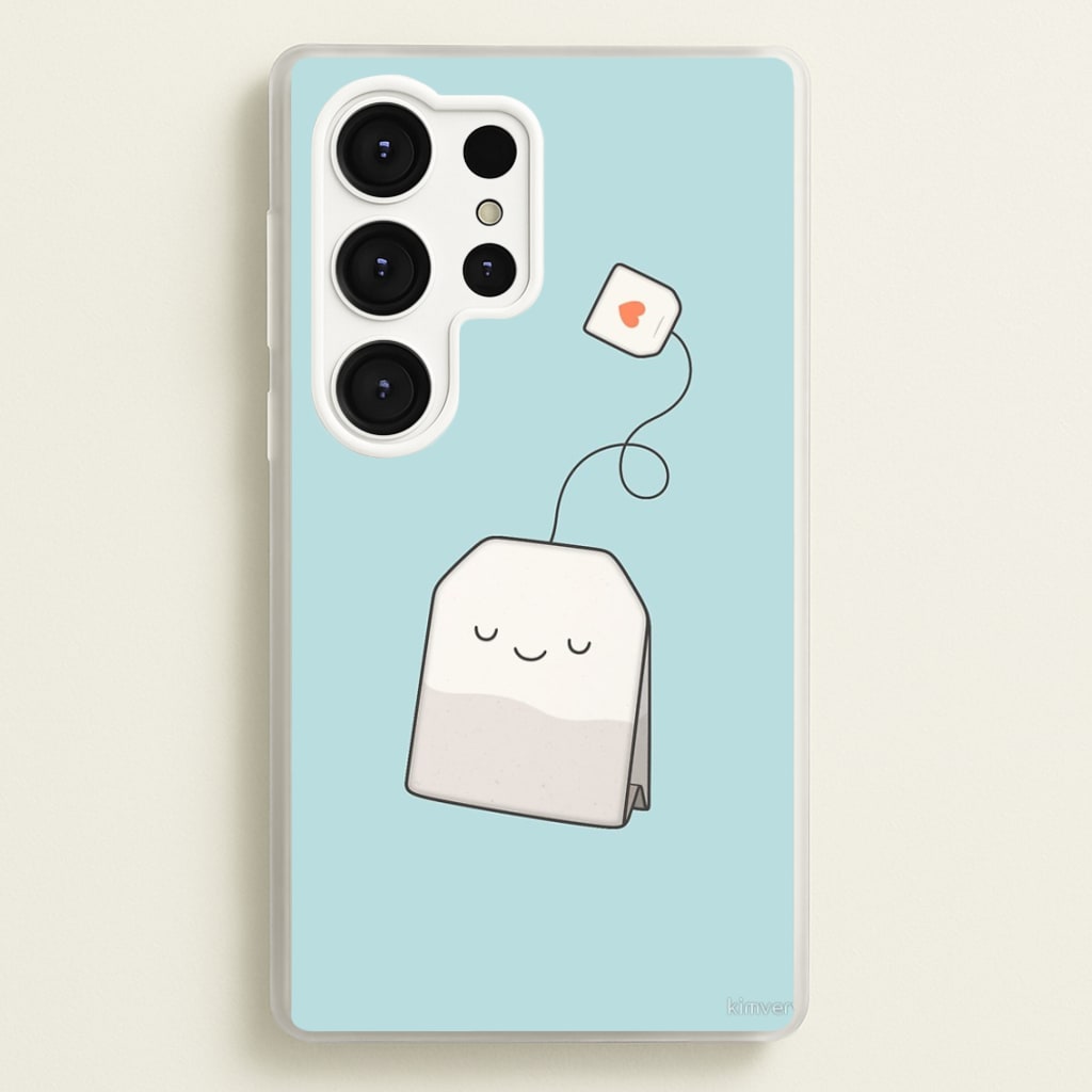 Tea Time - Cartoon Tea Bag - Phone Case for Galaxy S25 Ultra