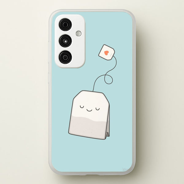 Tea Time - Cartoon Tea Bag - Phone Case for Galaxy A35