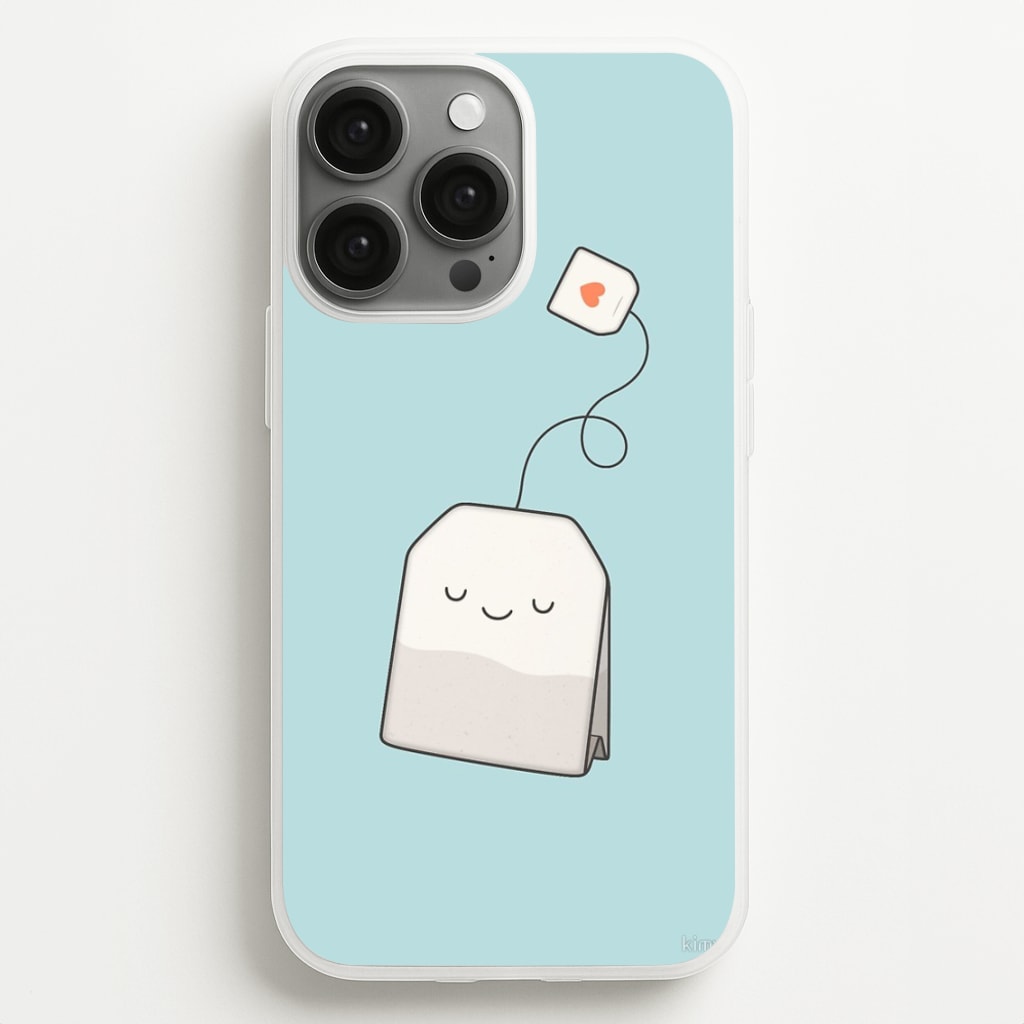 Tea Time - Cartoon Tea Bag - Phone Case for iPhone 13 Pro Max