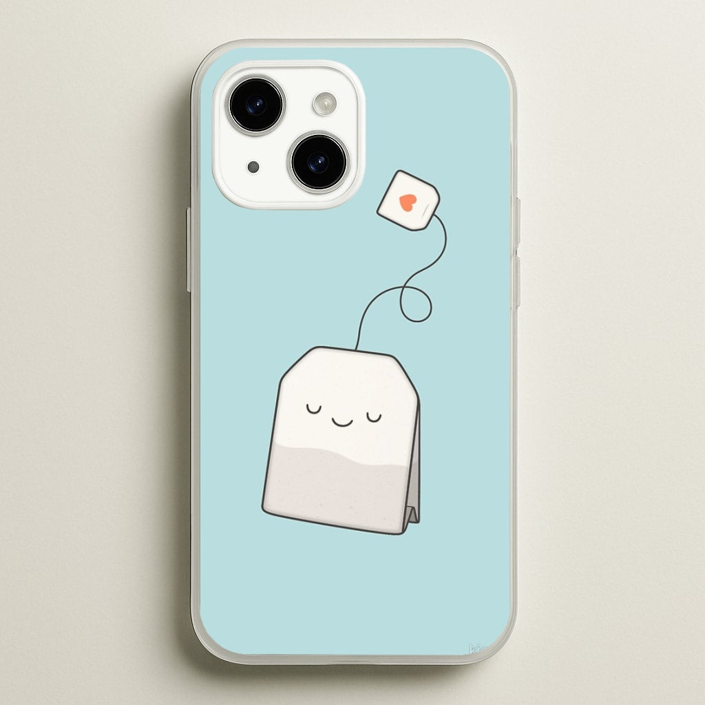 Tea Time - Cartoon Tea Bag - Phone Case for iPhone 15