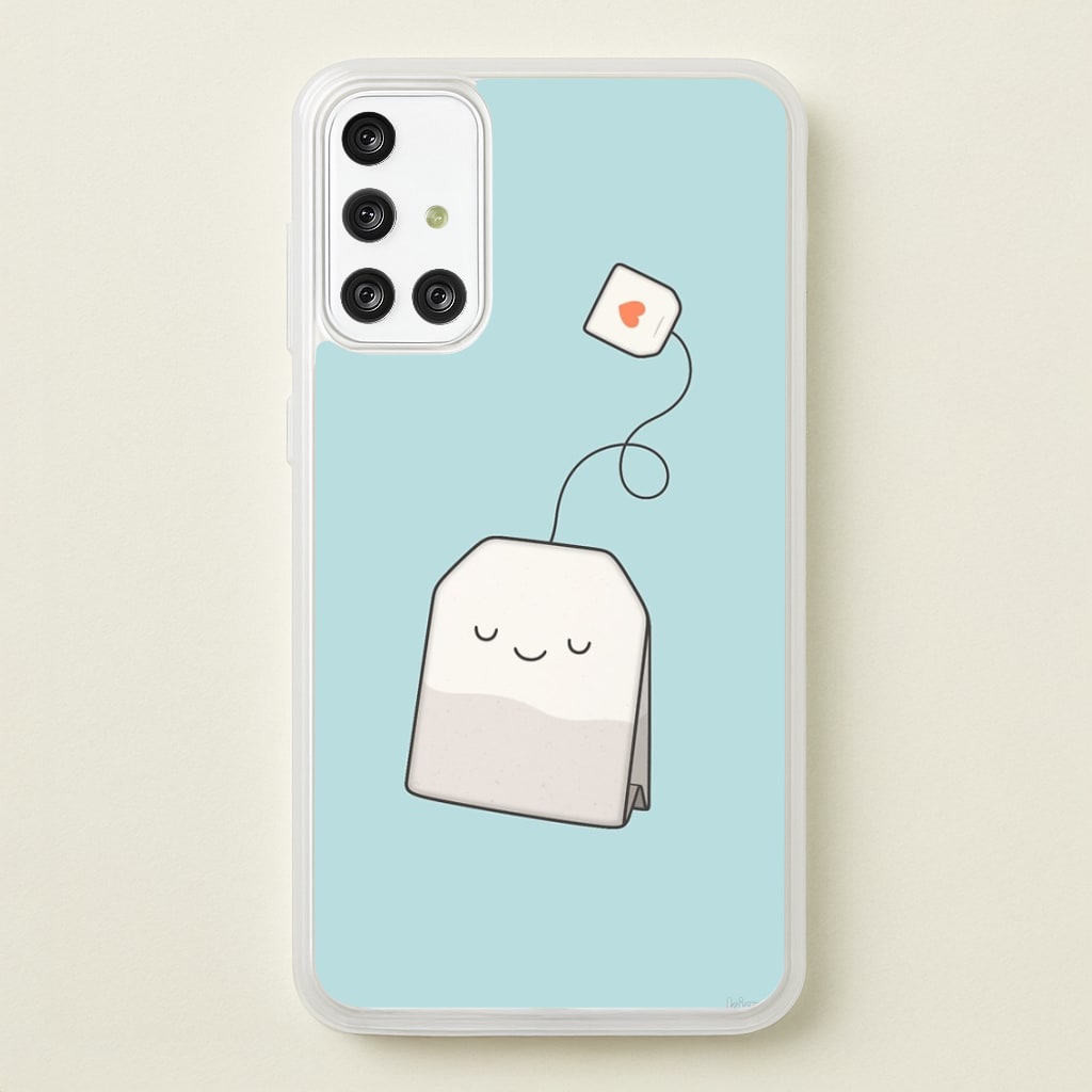Tea Time - Cartoon Tea Bag - Phone Case for Galaxy A71