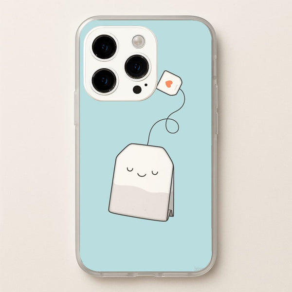 Tea Time - Cartoon Tea Bag - Phone Case for iPhone 14 Pro