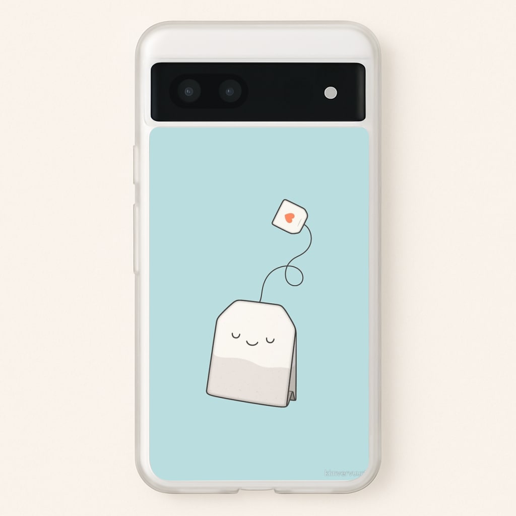 Tea Time - Cartoon Tea Bag - Phone Case for Google Pixel 7a