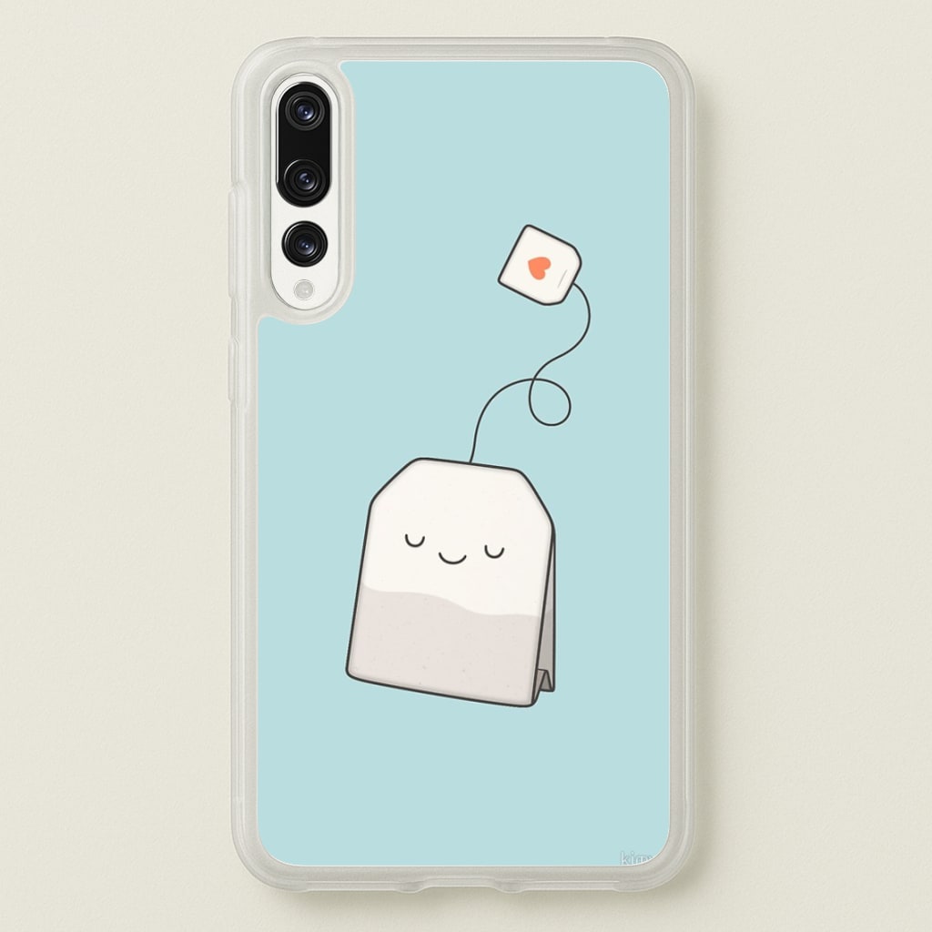 Tea Time - Cartoon Tea Bag - Phone Case for Huawei P20 Pro