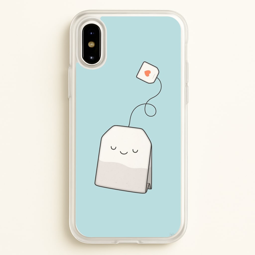 Tea Time - Cartoon Tea Bag - Phone Case for iPhone X / XS