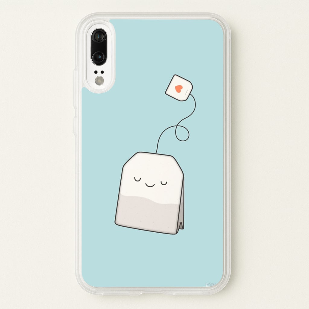 Tea Time - Cartoon Tea Bag - Phone Case for Huawei P20