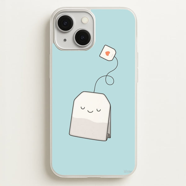 Tea Time - Cartoon Tea Bag - Phone Case for iPhone 13 Mini