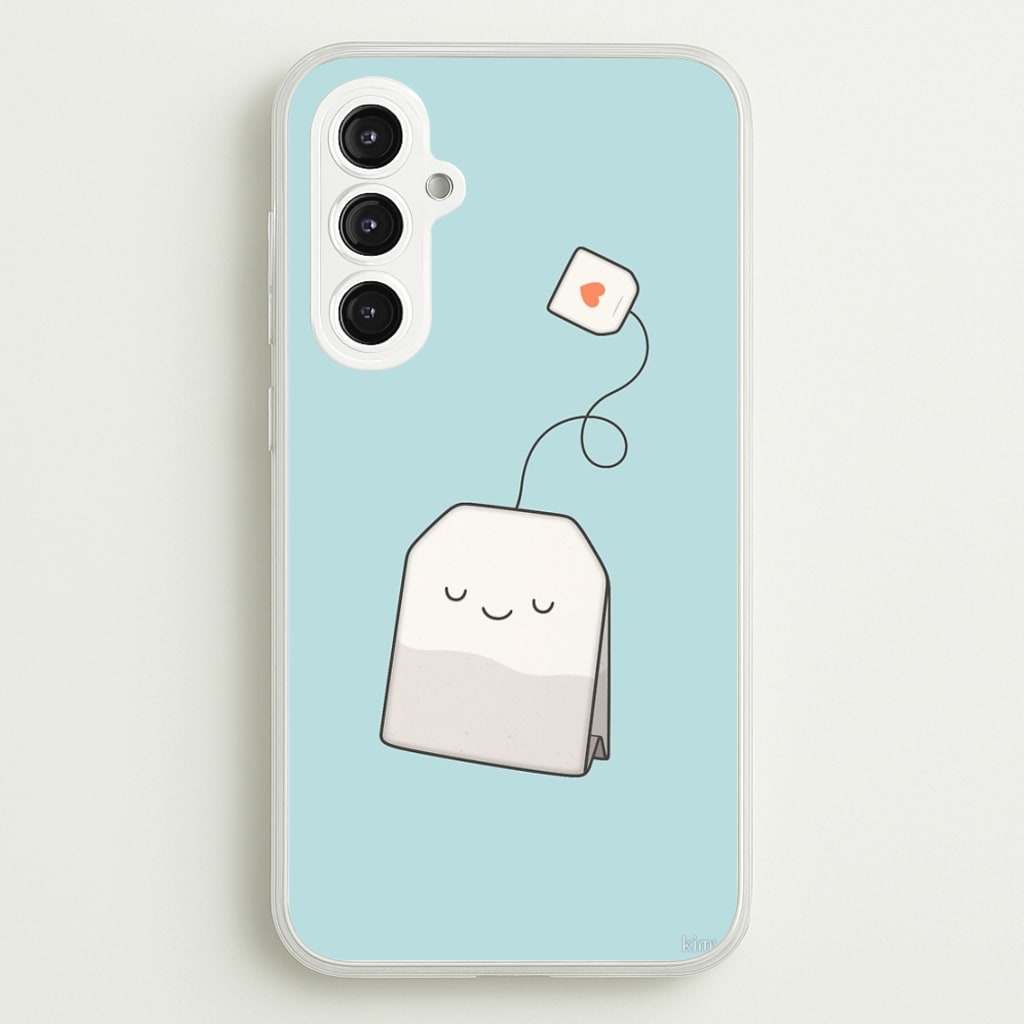 Tea Time - Cartoon Tea Bag - Phone Case for Galaxy S23FE