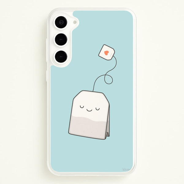Tea Time - Cartoon Tea Bag - Phone Case for Galaxy S23 Plus