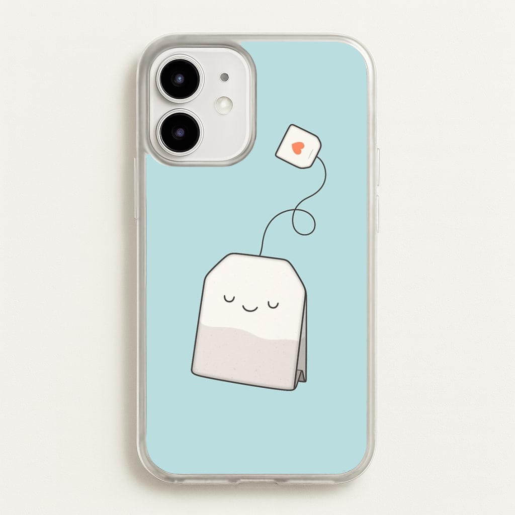 Tea Time - Cartoon Tea Bag - Phone Case for iPhone 12 / 12 Pro