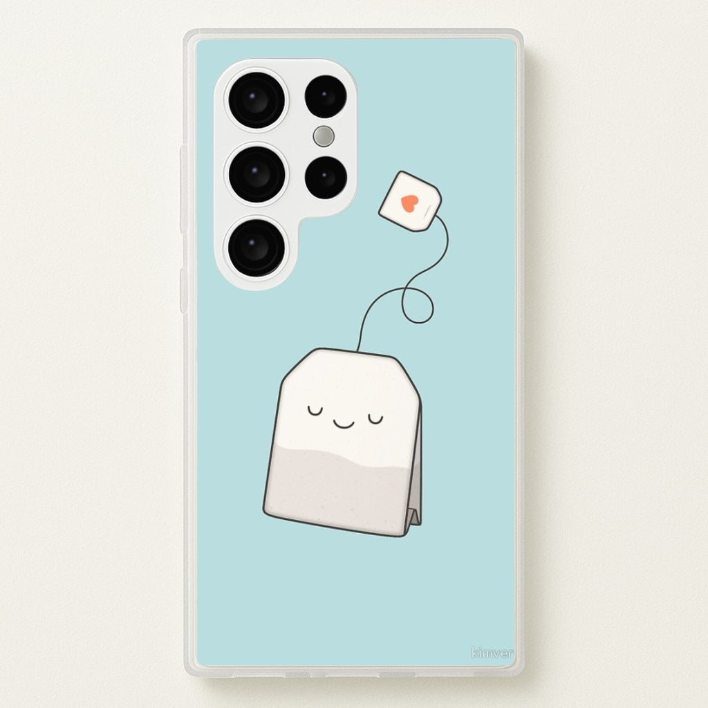 Tea Time - Cartoon Tea Bag - Phone Case for Galaxy S24 Ultra