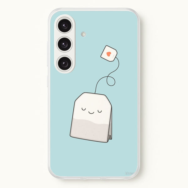 Tea Time - Cartoon Tea Bag - Phone Case for Galaxy S24
