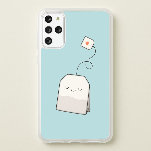 Tea Time - Cartoon Tea Bag - Phone Case for Galaxy S20 Plus