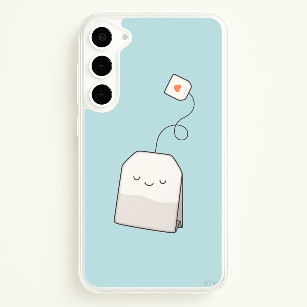 Tea Time - Cartoon Tea Bag - Phone Case for Galaxy S23