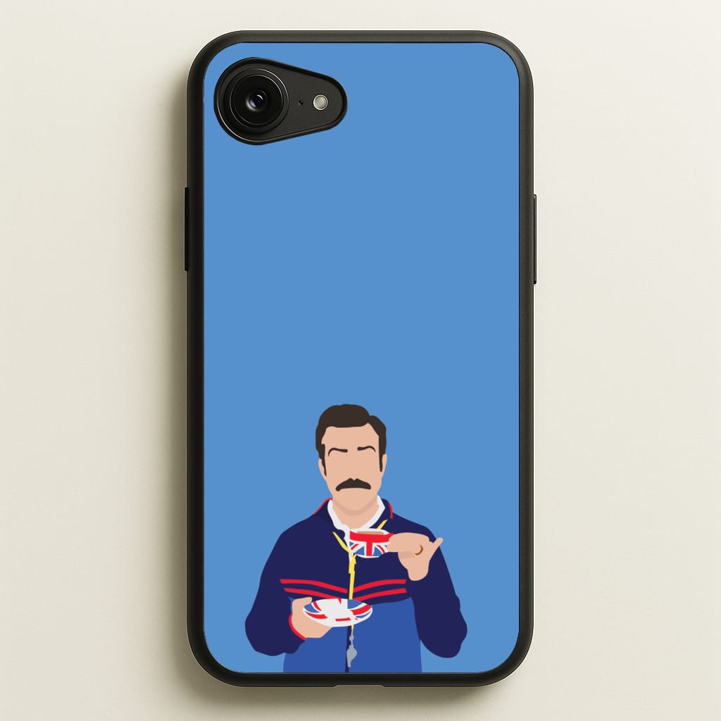 Ted Drinking Tea - Ted Lasso Phone Case for iPhone 16e