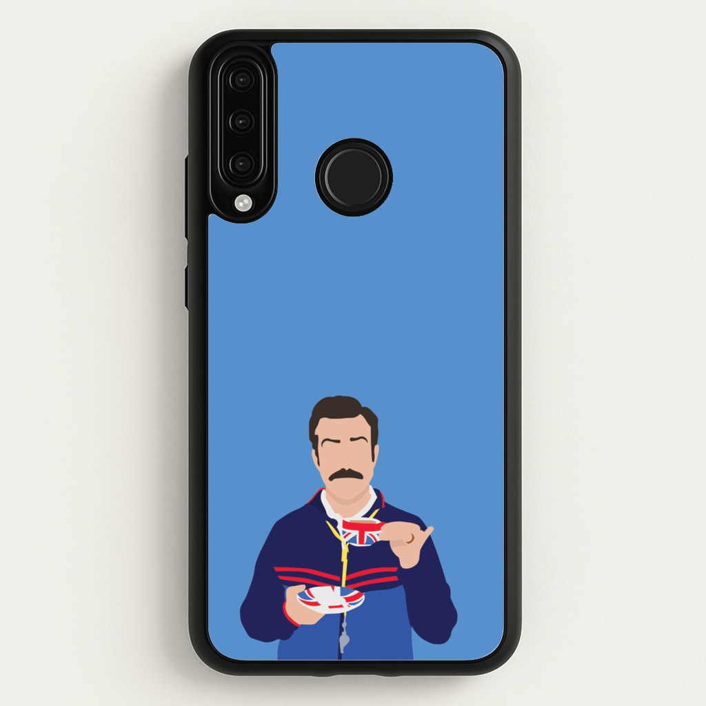 Ted Drinking Tea - Ted Lasso Phone Case for Huawei P30 Lite