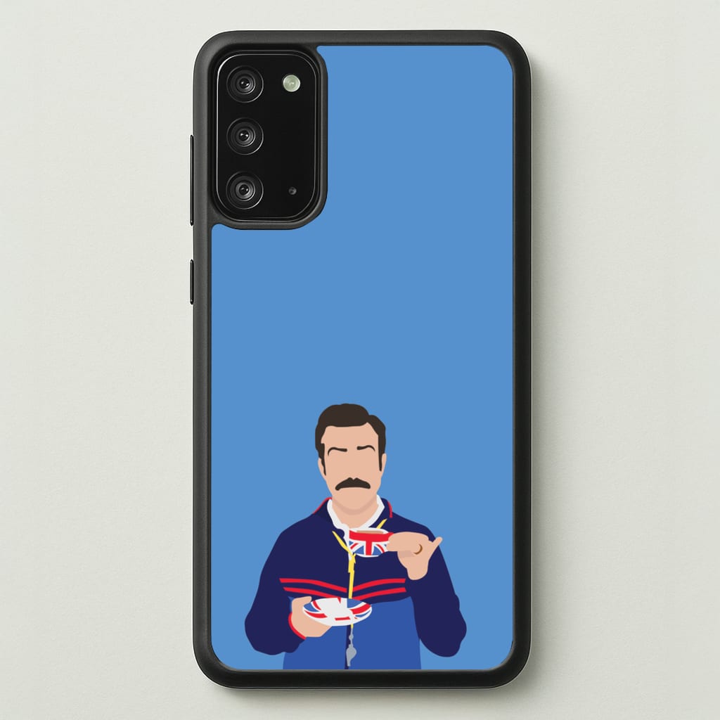 Ted Drinking Tea - Ted Lasso Phone Case for Galaxy Note 20