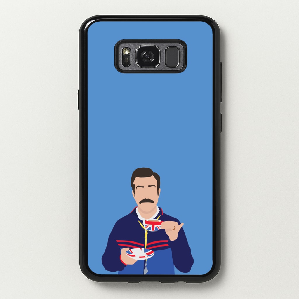 Ted Drinking Tea - Ted Lasso Phone Case for Galaxy S8