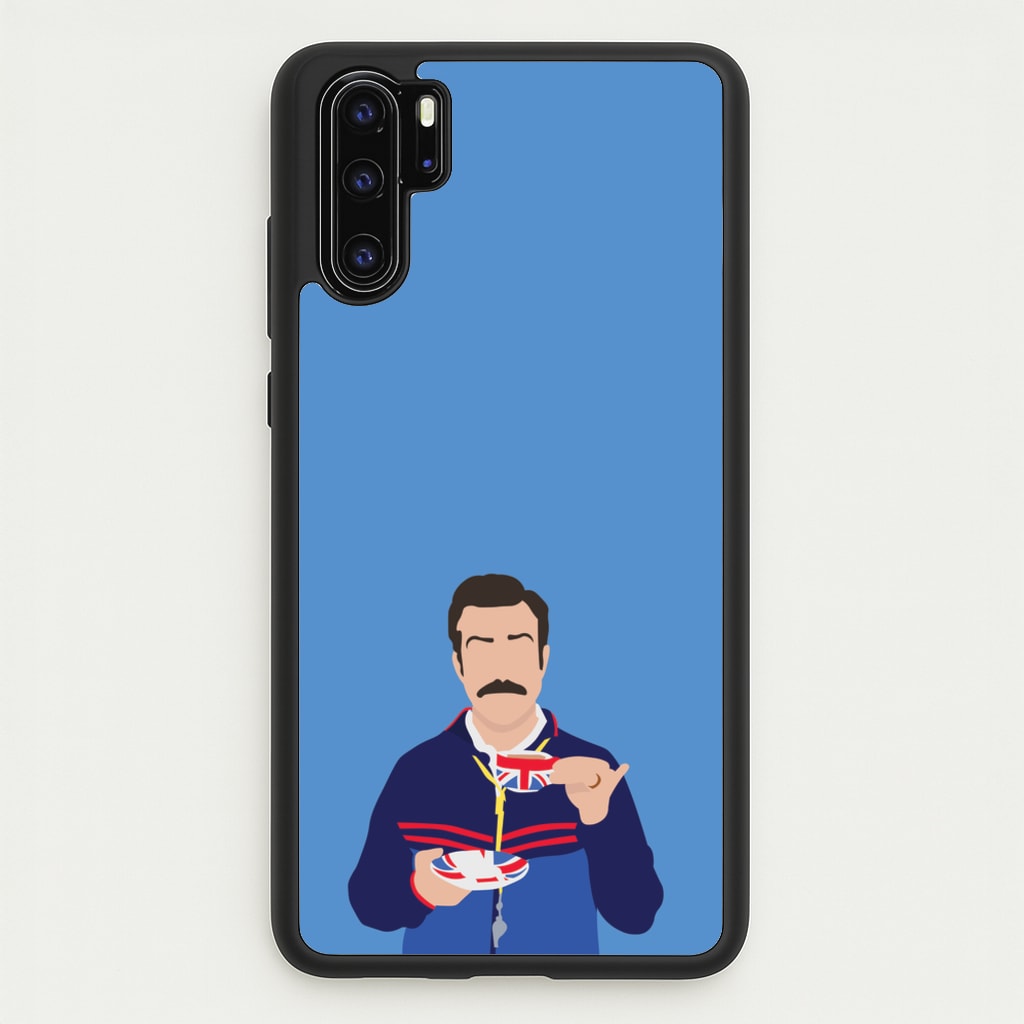 Ted Drinking Tea - Ted Lasso Phone Case for Huawei P30 Pro