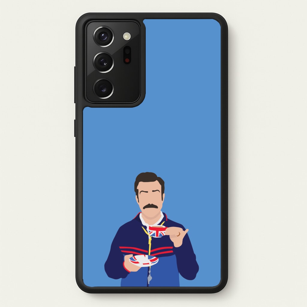 Ted Drinking Tea - Ted Lasso Phone Case for Galaxy Note 20 Ultra