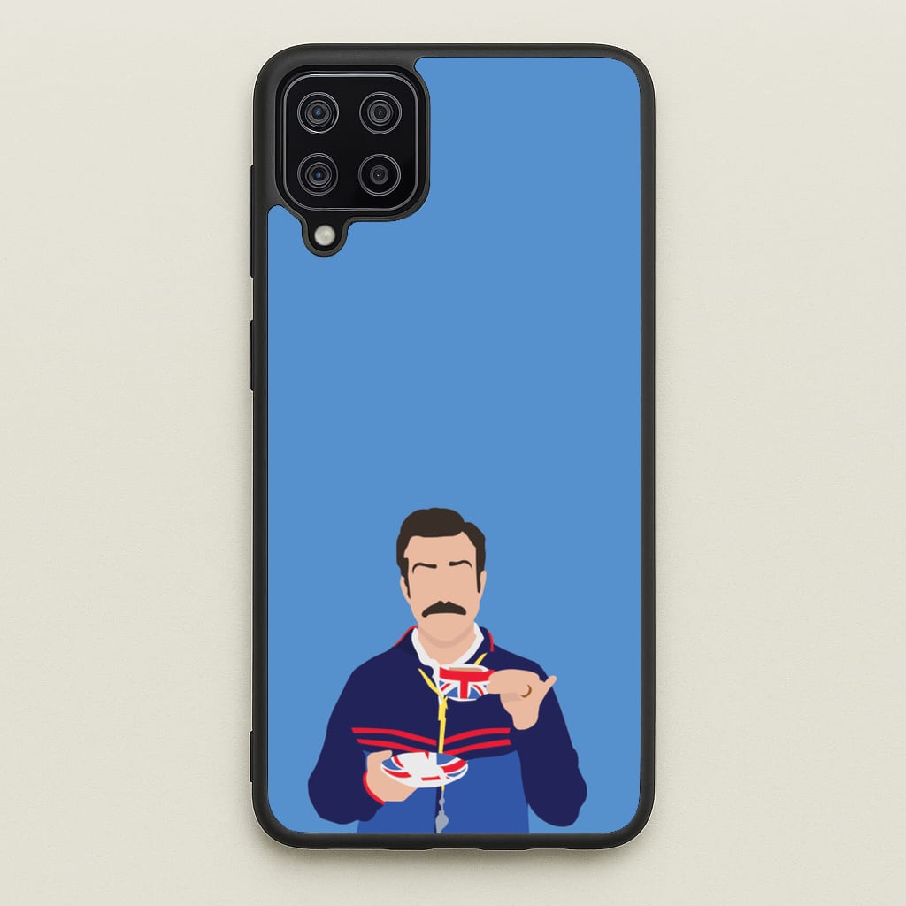 Ted Drinking Tea - Ted Lasso Phone Case for Galaxy A12