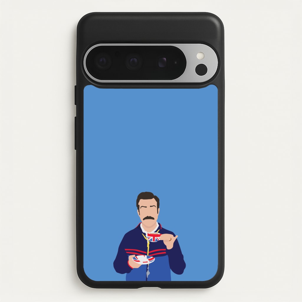 Ted Drinking Tea - Ted Lasso Phone Case for Google Pixel 9 Pro XL